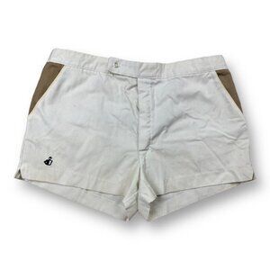 Vintage Jockey Sportswear Alexander Shields Mens 36 Active Shorts Tennis Beige
